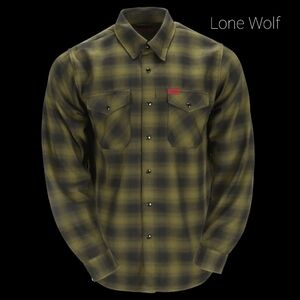 DIXXON Lone Wolf Flannel -- Mens Large Tall (LT)